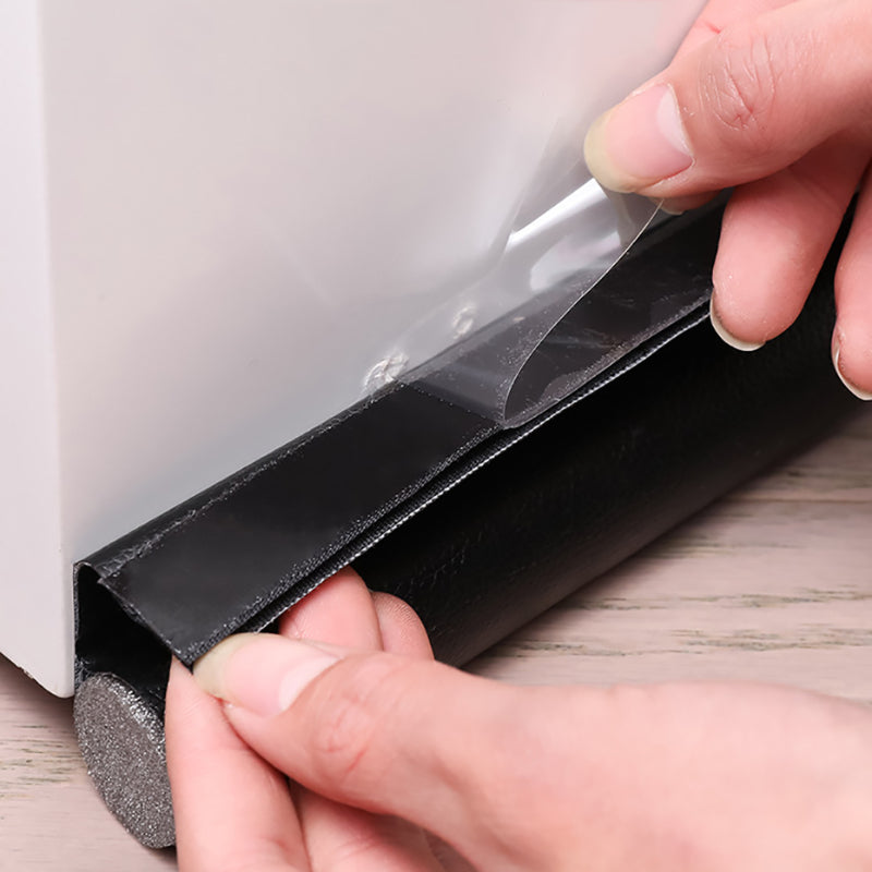 TPE Material Adjustable Weatherstrip Door Sweep | Single-Sided Foam Blocker, 20mm Thick