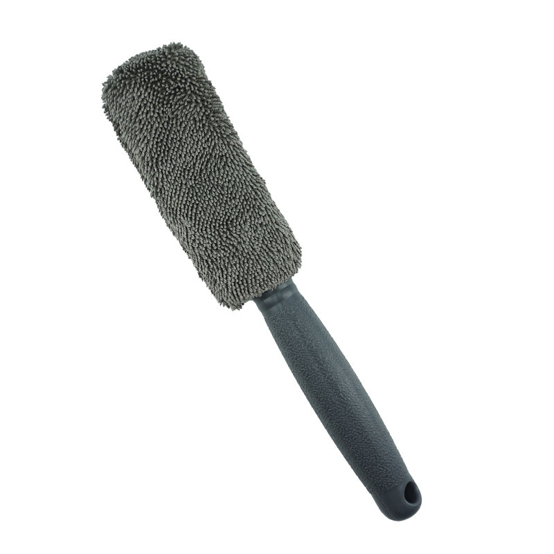 [Durable Build] Portable Car Wash Brush with Ergonomic Handle – Lightweight Polyester Rim Cleaning Tool for Efficient Auto Detailing, Wheel Care Accessory, Car Wash Equipmen