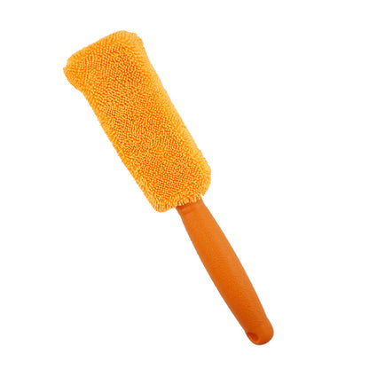 [Durable Build] Portable Car Wash Brush with Ergonomic Handle – Lightweight Polyester Rim Cleaning Tool for Efficient Auto Detailing, Wheel Care Accessory, Car Wash Equipmen