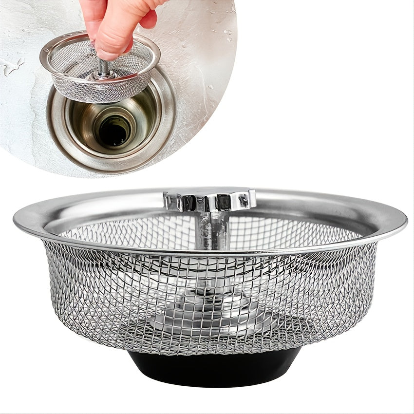 1pc, Sink Filter With Plug, Upgrade Your Kitchen Sink With A Stainless Steel Water Filter