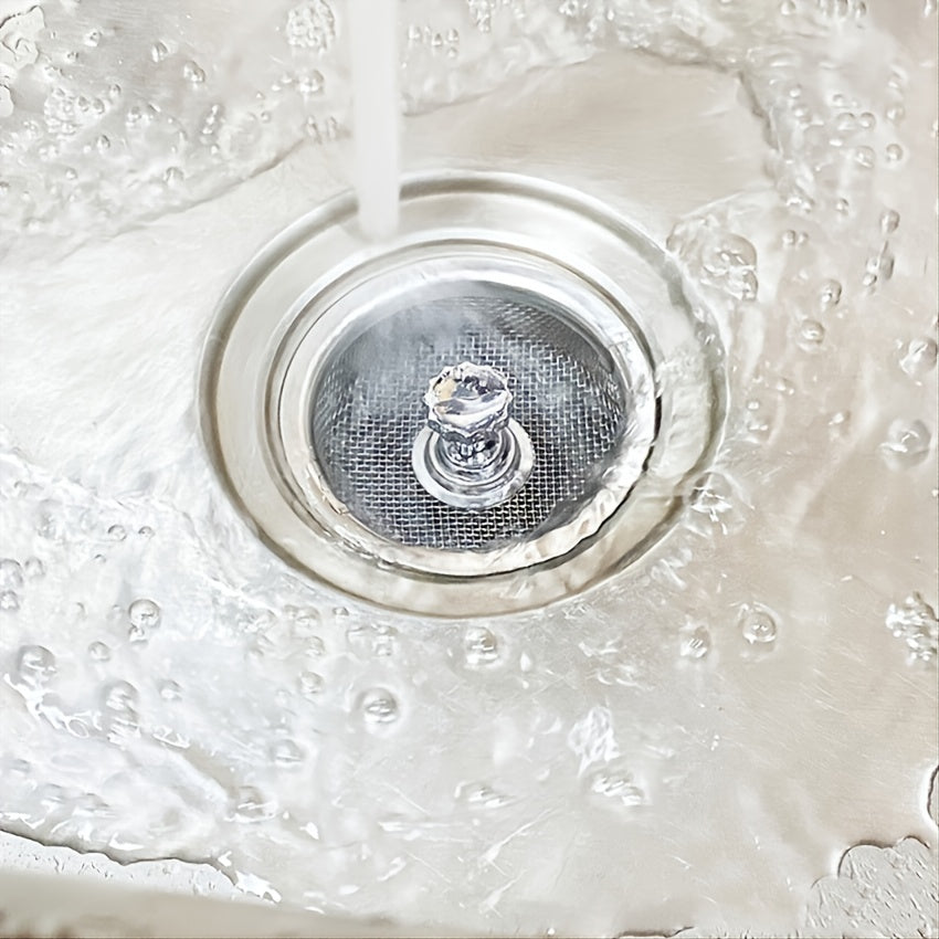 1pc, Sink Filter With Plug, Upgrade Your Kitchen Sink With A Stainless Steel Water Filter