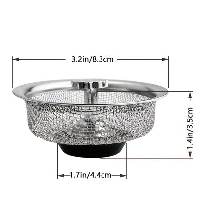 1pc, Sink Filter With Plug, Upgrade Your Kitchen Sink With A Stainless Steel Water Filter
