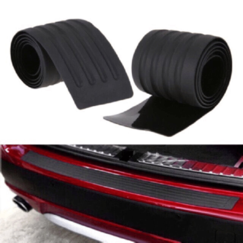 Universal Rear Bumper Protection Sticker for Cars, Designed to Cover The Trunk Sill with Rubber Strips And Anti-Scratch Pads As Accessories.