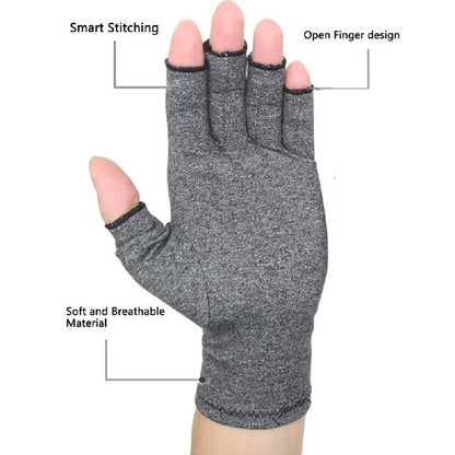 [Compression Gloves] 1Pair Compression Gloves, Wrist Support Joint Hand Brace | For Women Men, Health Care Wristband Compression Touchscreen Gloves