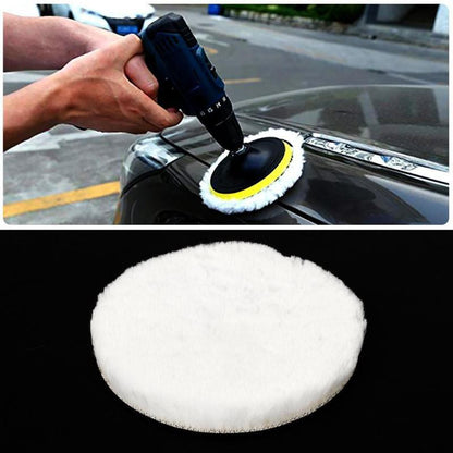 5/7pcs 4 Inch Car Polishing Waxing Buffing Wheel Pad Car Polisher Kit for Auto M10/M14 Drill Connector Car Paint Care Car-styling