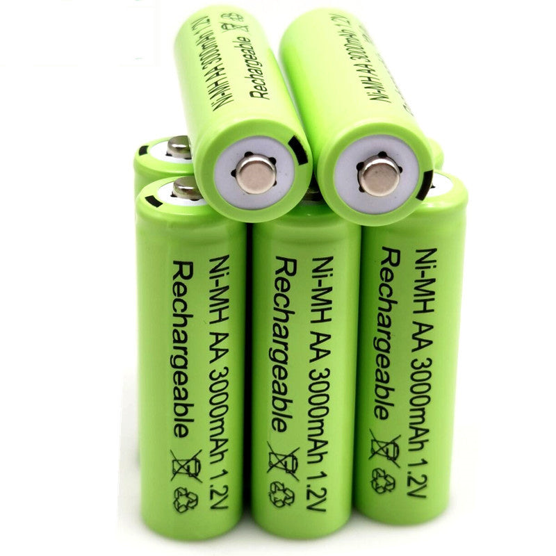 Brand New 1.2V 3000Mah Nimh AA Rechargeable Battery Suitable for Toys, Microphones, MP3 Players, Mobile RC Devices, And LED Flashlight Toys