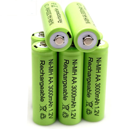 Brand New 1.2V 3000Mah Nimh AA Rechargeable Battery Suitable for Toys, Microphones, MP3 Players, Mobile RC Devices, And LED Flashlight Toys