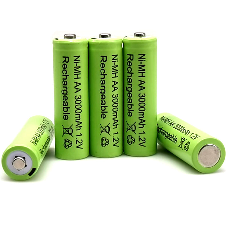 Brand New 1.2V 3000Mah Nimh AA Rechargeable Battery Suitable for Toys, Microphones, MP3 Players, Mobile RC Devices, And LED Flashlight Toys