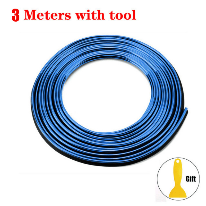 [Flexible Strips] Universal Car Moulding Decoration | 3m/118.11in | Flexible | Interior Auto Mouldings Car Cover Trim Dashboard Door Car-styling