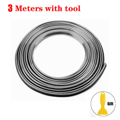 [Flexible Strips] Universal Car Moulding Decoration | 3m/118.11in | Flexible | Interior Auto Mouldings Car Cover Trim Dashboard Door Car-styling
