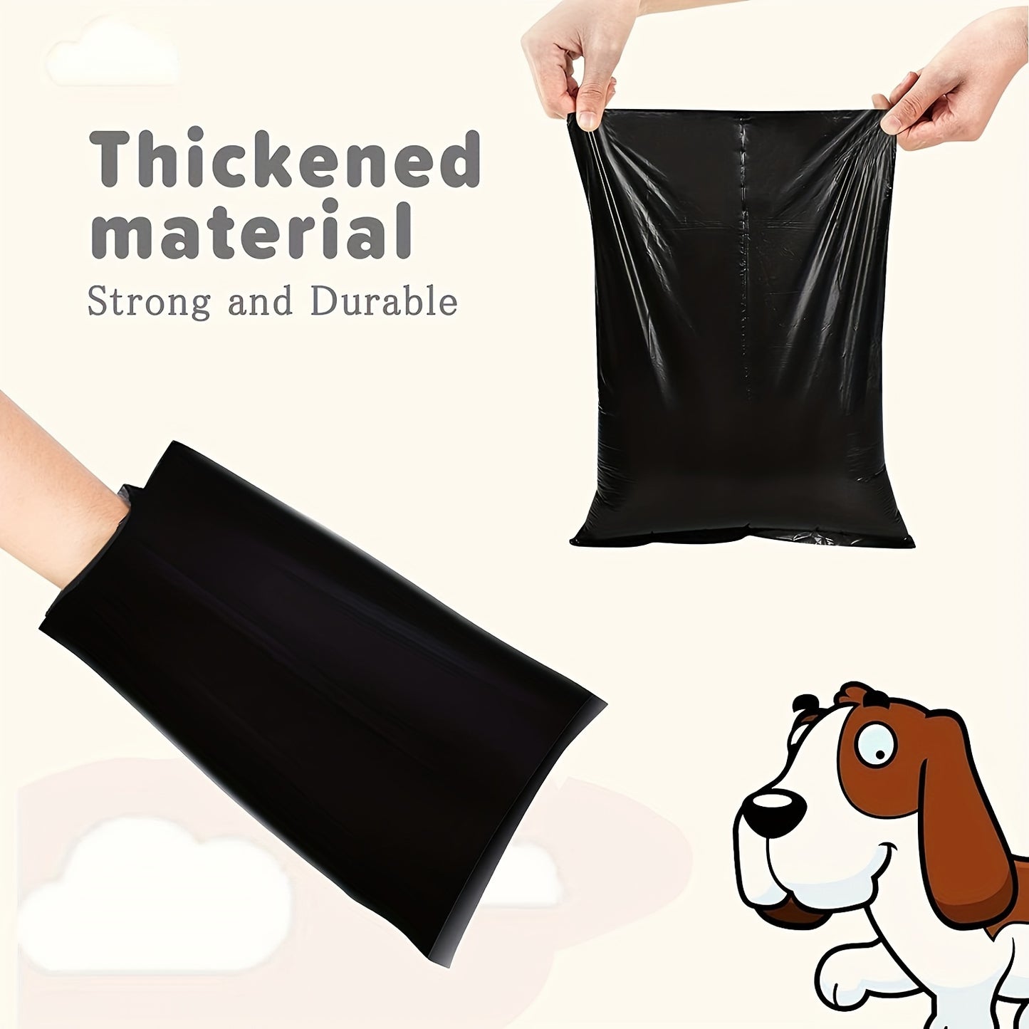 [Dog Poop Bags] 300pcs/20rolls, 150pcs/10rolls Dog Poop Bags, Portable Pet Waste Refill Rolls, 1 Durable and Leak-Proof Pet Garbage Bags, Pet Cleaning Supplies, Dog Poop Bags For Dogs