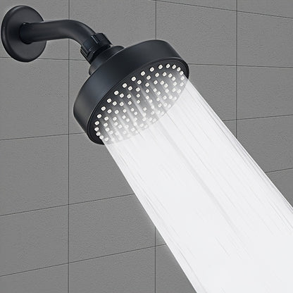 High Pressure Shower Head - Powerful Deluxe Bathroom Showerhead with Strong Spray Stream and Small Nozzles | Universal Fit, Wall and Hanging Mount, Polished Finish, Plastic Material - For Shower Use Only