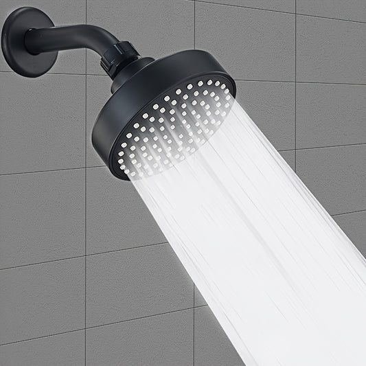 High Pressure Shower Head - Powerful Deluxe Bathroom Showerhead with Strong Spray Stream and Small Nozzles | Universal Fit, Wall and Hanging Mount, Polished Finish, Plastic Material - For Shower Use Only