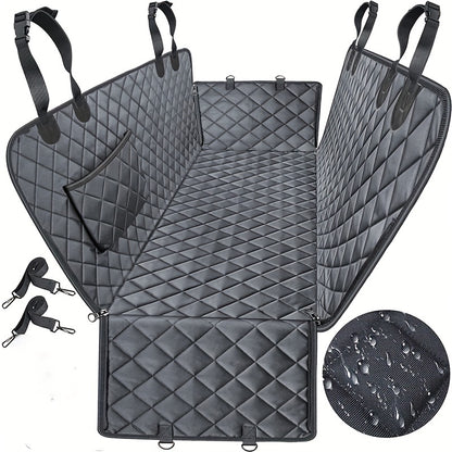 Manufacturer Direct Supply Hot-Selling Car Pet Mat/Dirt-Resistant Dog Car Mat with Seat Belt Slot/Cross-Border Direct Supply