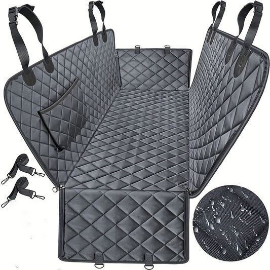 Manufacturer Direct Supply Hot-Selling Car Pet Mat/Dirt-Resistant Dog Car Mat with Seat Belt Slot/Cross-Border Direct Supply
