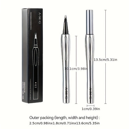 Dual-ended Precision Eyebrow Pencil, Two Functions in One, Quick Shaping, Fine and Natural, Waterproof and Sweat-resistant, Even Ink Flow, Suitable for Beginners, Precise and Smooth, Easy to Carry, Birthday Gift, Halloween, Music Festival