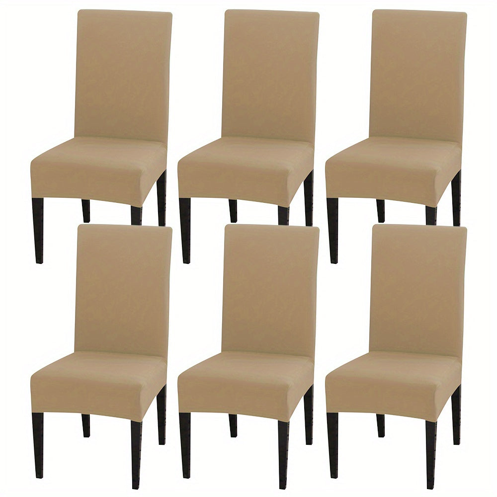 4-Piece/6-Piece/8-Piece/10-Piece/12-Piece S-Size Elastic Kitchen Chair Covers for Home Use