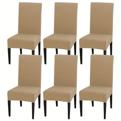 4-Piece/6-Piece/8-Piece/10-Piece/12-Piece S-Size Elastic Kitchen Chair Covers for Home Use