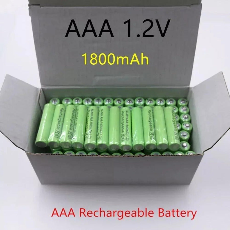4~24pcs Rechargeable Battery AAA 1800mAh Ni-MH Rechargeable 1.2V 3A Battery for LED Light Toy Mp3 Camera Flash Razor CD Player Wireless Mouse Keyboard