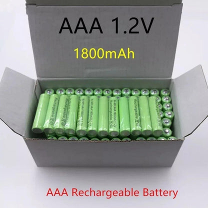 4~24pcs Rechargeable Battery AAA 1800mAh Ni-MH Rechargeable 1.2V 3A Battery for LED Light Toy Mp3 Camera Flash Razor CD Player Wireless Mouse Keyboard