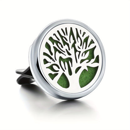 [Refillable|Car Freshener] Refillable Car Air Freshener | 1pc Perfume Diffuser Clip with 10pcs Pads | Auto Vent Accessories Aromatherapy Fragrance Without Battery
