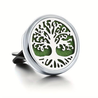 [Refillable|Car Freshener] Refillable Car Air Freshener | 1pc Perfume Diffuser Clip with 10pcs Pads | Auto Vent Accessories Aromatherapy Fragrance Without Battery
