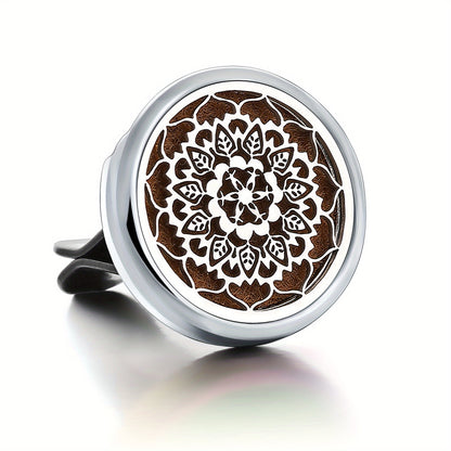 [Refillable|Car Freshener] Refillable Car Air Freshener | 1pc Perfume Diffuser Clip with 10pcs Pads | Auto Vent Accessories Aromatherapy Fragrance Without Battery