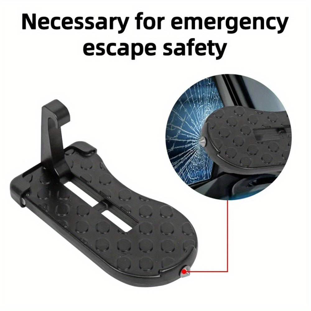 [Foldable Car Step] Aluminium Alloy Multifunction Foldable Car Door Step Hook | Roof Rack Step Universal Latch Hook Foot Pedal Safety Car Accessory