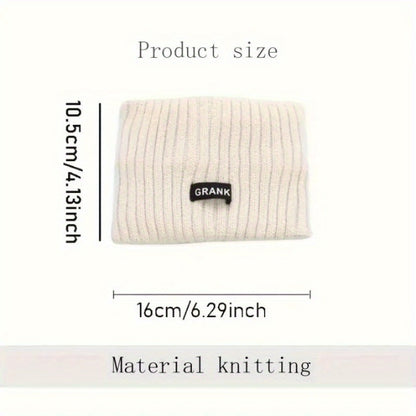 Single Women' Headband - Braided Winter Ear Warmer & Turban, Soft Warm Hat for Weather, Elegant & Cute Solid Color Knitwear for Daily Use & Special Events,