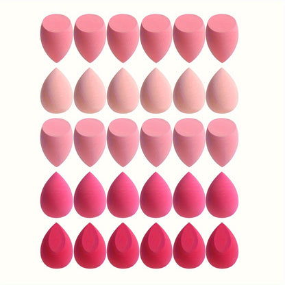 7-Piece Makeup Sponge Set, Makeup Tools, Beauty Sponge, Suitable for Liquid BB Cream and Powder Application, Multi-Color Makeup Tools, Dual-Use Dry and Wet Makeup Sponge - Christmas Gift