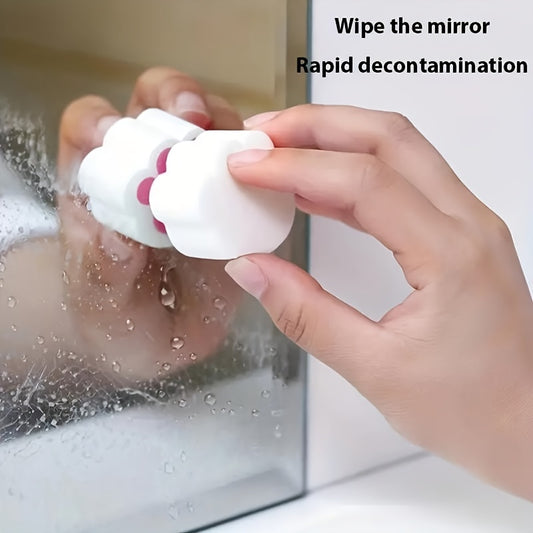 [Magic Sponge] Instant Stain Removal Magic Sponge | Streak-Free Mirror for Descaling and Spotless Glass Surfaces - Restroom Cleaning Wonder
