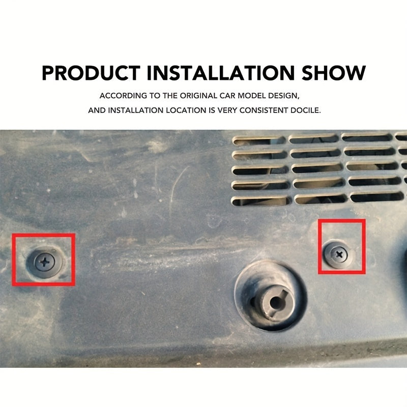50 Universal Car Fasteners - Durable Plastic Interior and Trunk Clips, Easy to Install, Versatile Use