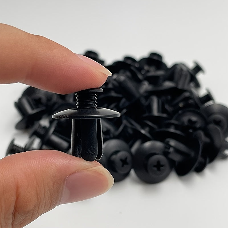 50 Universal Car Fasteners - Durable Plastic Interior and Trunk Clips, Easy to Install, Versatile Use