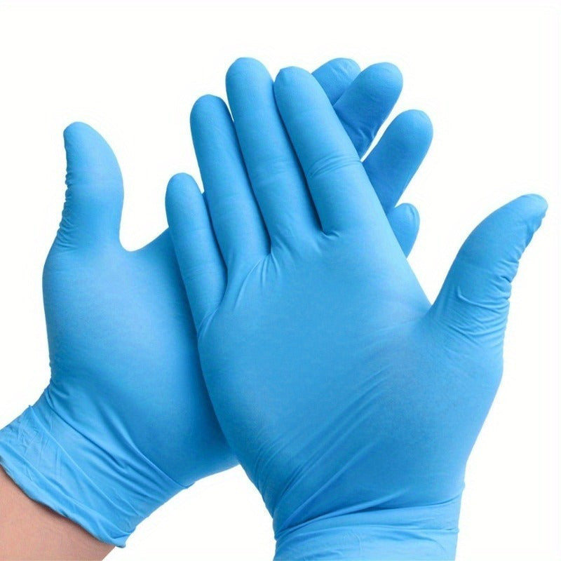 [Disposable Nitrile Gloves] 50pcs Multi-Color Disposable Nitrile Gloves | Essential Household Cleaning Supplies for Kitchen, Pet Bathing, Hair Dye, Manicure & Food Prep
