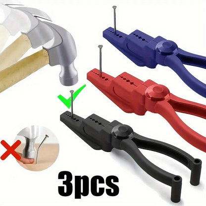 1/3pcs of Nail-Holding Pliers Designed for Safety, Protecting Your Fingers While Hammering Nails And Screws with Ease