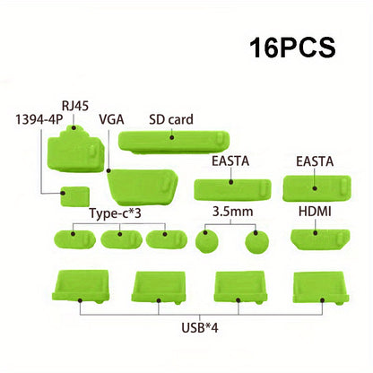 Dust Cover for Notebooks, Universal USB Dust Cover for Laptops, Protection for Computer Ports