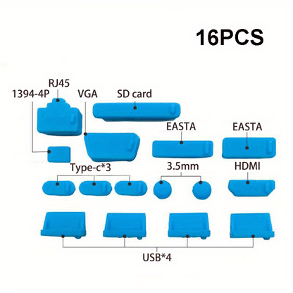 Dust Cover for Notebooks, Universal USB Dust Cover for Laptops, Protection for Computer Ports