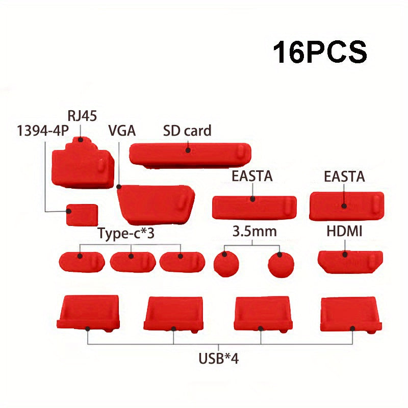 Dust Cover for Notebooks, Universal USB Dust Cover for Laptops, Protection for Computer Ports