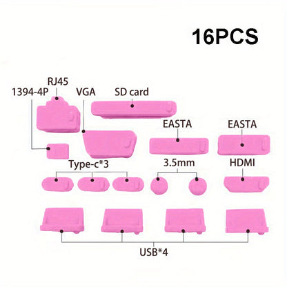 Dust Cover for Notebooks, Universal USB Dust Cover for Laptops, Protection for Computer Ports