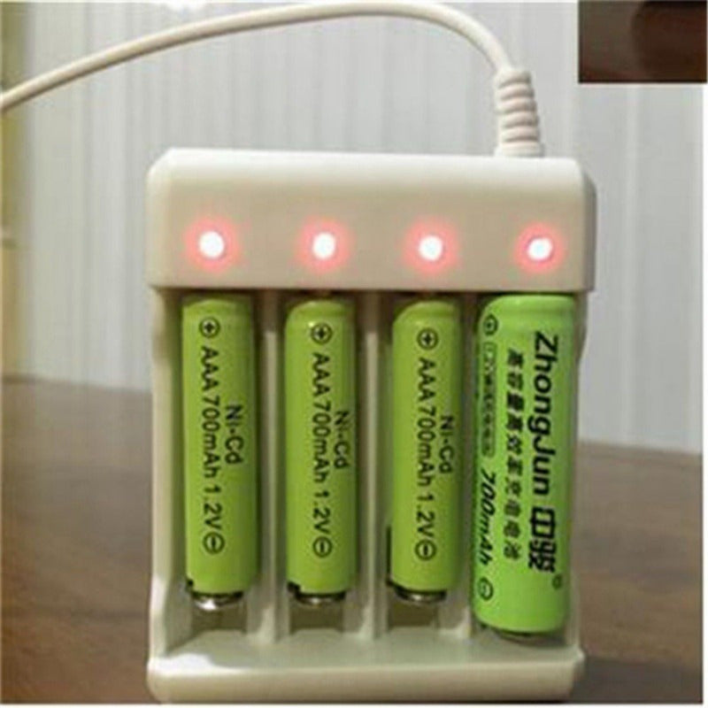 USB Charger Intelligent 4 Slots Aa Aaa Lithium Rechargeable Fast Smar