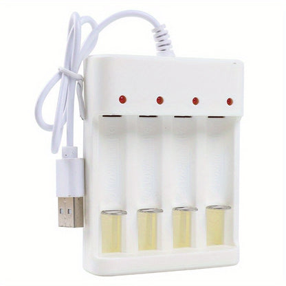 USB Charger Intelligent 4 Slots Aa Aaa Lithium Rechargeable Fast Smar