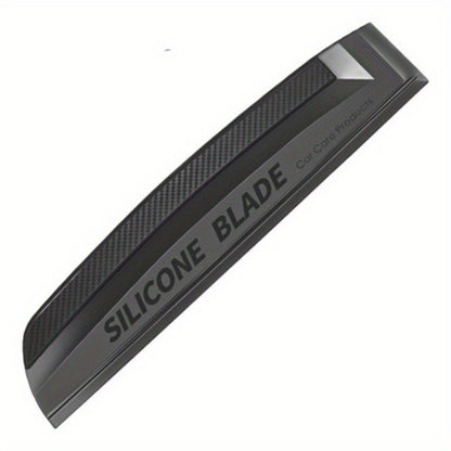 Flexible Silicone Car Water Blade Squeegee - Ergonomic Grip, Non-Scratch, Streak-Free Window Cleaner for Car Care and Winter Use