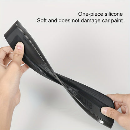 Flexible Silicone Car Water Blade Squeegee - Ergonomic Grip, Non-Scratch, Streak-Free Window Cleaner for Car Care and Winter Use