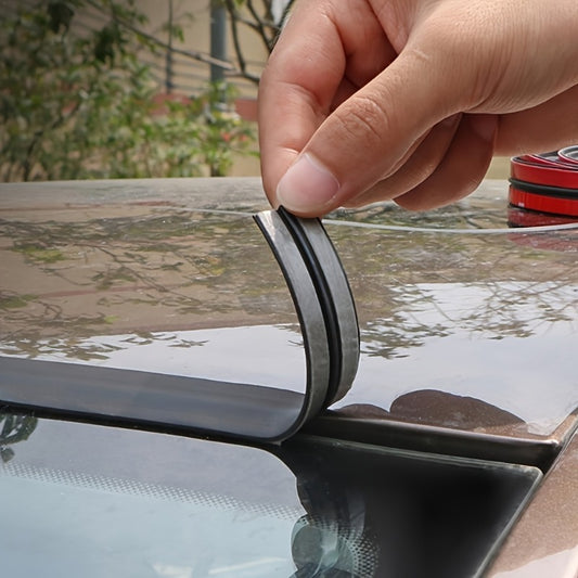 Rubber Weatherproof And Waterproof T-Type Sealant for General Motors Roof, Suitable for Front Windshield, Small Sunroof, Panoramic Sunroof, And Rear Windshield