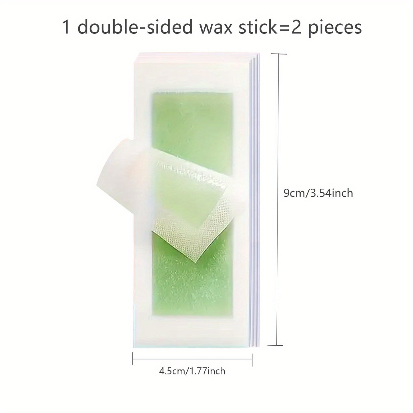 Multi-purpose Waxing Strips for Lip Hair, Facial Stubble, Upper Lip, Eyebrows, Thighs, and Bikini Line. Provides a Clean Waxing Experience