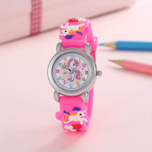 New Stylish Unicorn Watch/Colorful Cartoon Watch for Students And Children/Quartz Electronic Watch