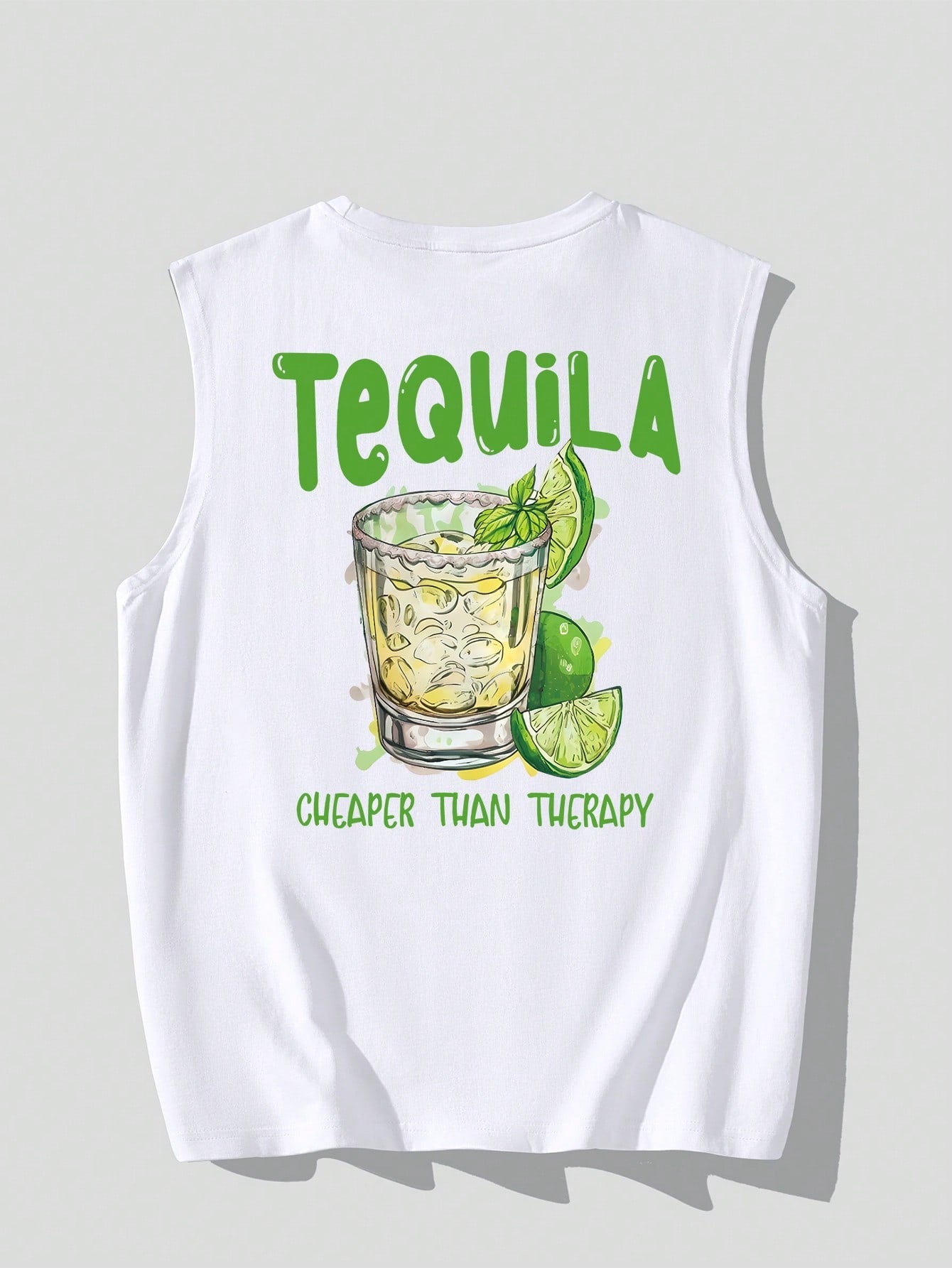 Men's Casual Sleeveless Tank Top, Thin Lightweight Summer Sportswear, Creative Agave Plant Graphic, Round Neck Elastic Tee, Breathable Moisture Wicking, Outdoor Gym Training Top, Fashionable