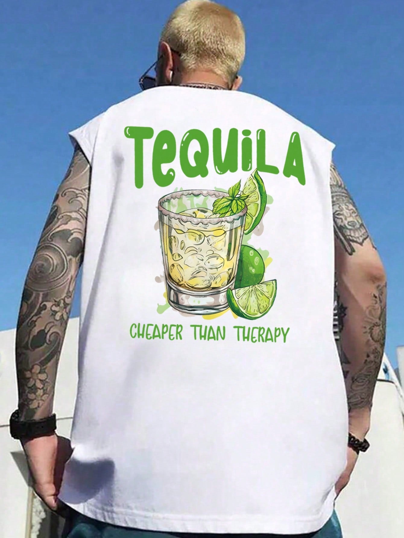 Men's Casual Sleeveless Tank Top, Thin Lightweight Summer Sportswear, Creative Agave Plant Graphic, Round Neck Elastic Tee, Breathable Moisture Wicking, Outdoor Gym Training Top, Fashionable