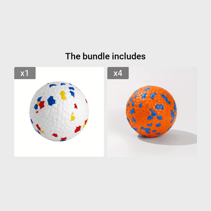 UltraTough Interactive Dog Ball Toys - Durable, Indestructible, and Bouncy Pet Balls for Aggressive Chewers, Endless Fun, and Exercise