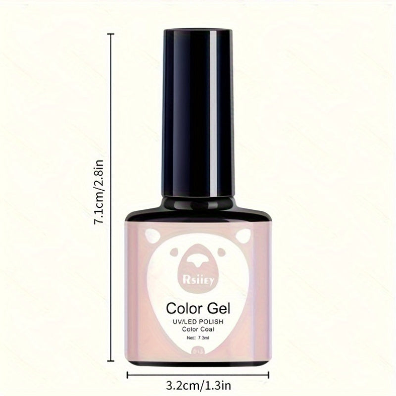 Plastic Bottle with 36 Colors - New Autumn And Winter Collection of Colorful Gel Nail Polish for LED, Popular And Durable Salon-Quality Nail Art